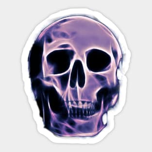 Cyber Skull Sticker